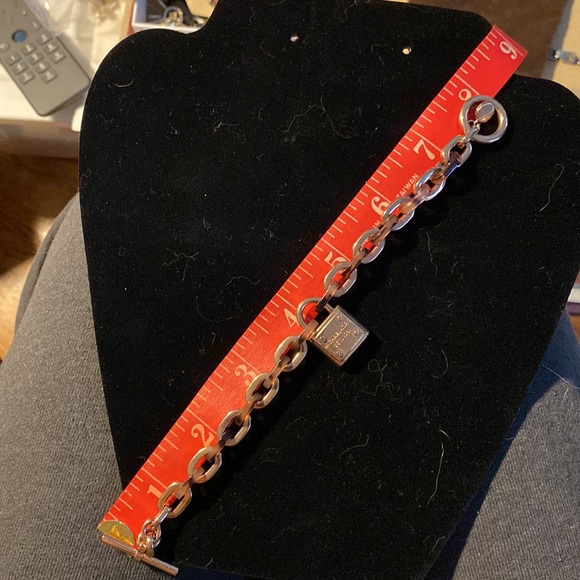 MICHAEL KORS WOMEN'S TORTOISE & ROSE GOLD TONE PADLOCK - Picture 2 of 7